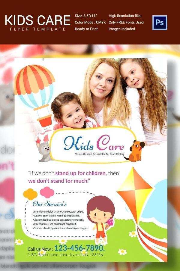 73 Free Daycare Flyer Templates For Free for Daycare Flyer Templates
