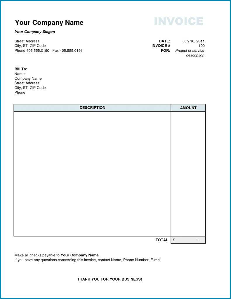 73 Free Personal Name Invoice Template in Word by Personal Name Invoice Template