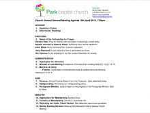 73 Free Printable Church Meeting Agenda Template Maker with Church Meeting Agenda Template