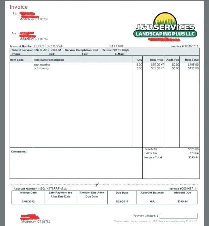 73 Free Printable Lawn Mower Invoice Template with Lawn Mower Invoice ...