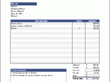 73 How To Create Invoice Template Excel Formating by Invoice Template Excel