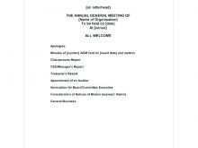 73 Online Agm Agenda Template South Africa Download for Agm Agenda Template South Africa