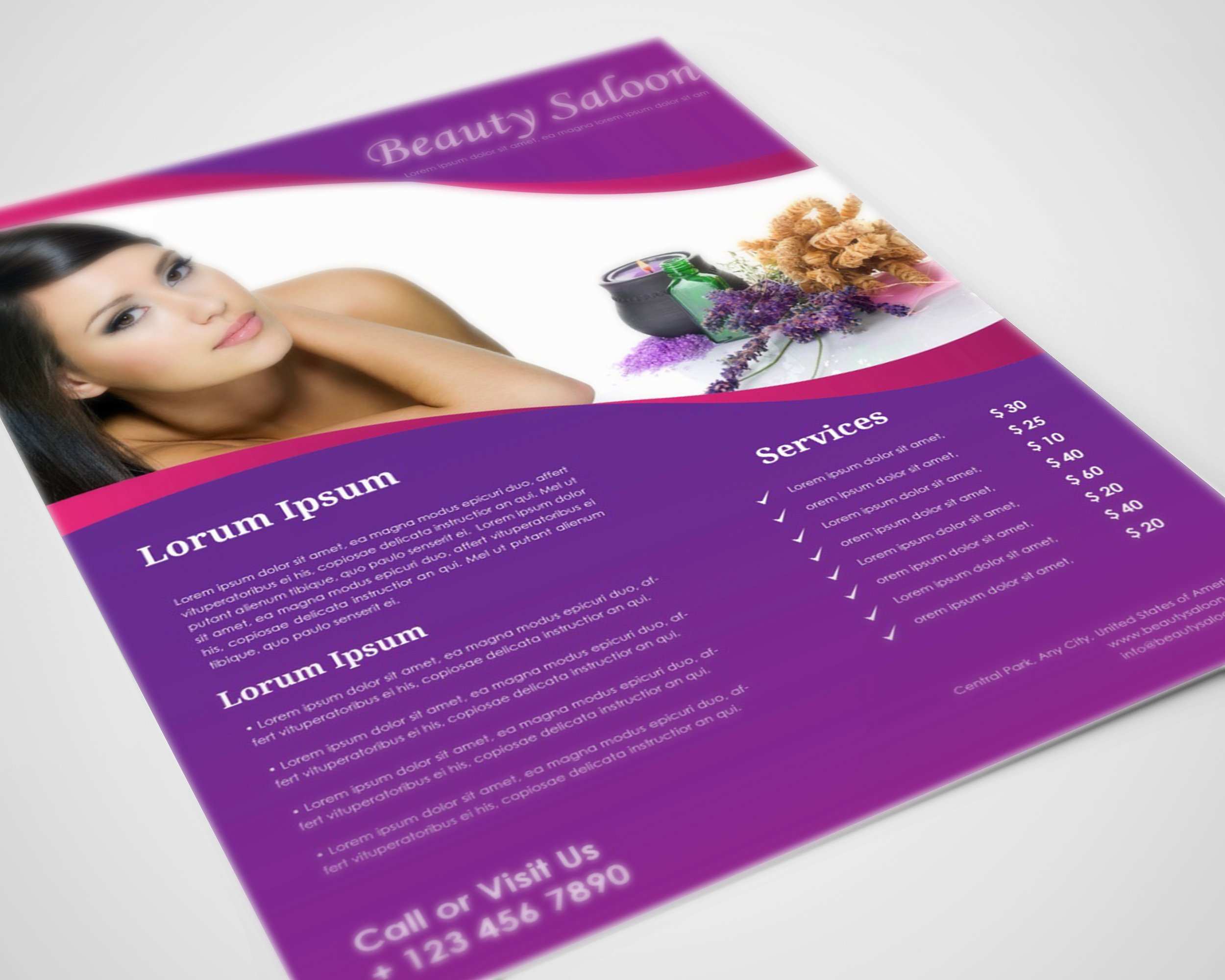 73 Online Beauty Salon Flyer Templates Free Templates for Beauty Salon Flyer Templates Free