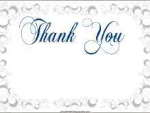 Thank You Card Template Free Photo