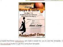 73 Printable Basketball Camp Flyer Template for Ms Word by Basketball Camp Flyer Template