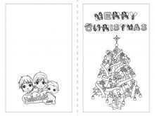 73 Printable Christmas Card Template Coloring Templates with Christmas Card Template Coloring