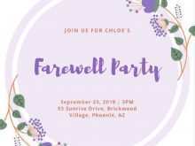 73 Printable Invitation Card Templates For Farewell Party Layouts with Invitation Card Templates For Farewell Party