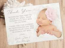 73 Report Thank You Card Template Christening PSD File with Thank You Card Template Christening