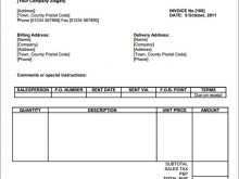 73 Sample Of Invoice Template with Sample Of Invoice Template
