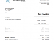 73 Standard Tax Invoice Template Australia No Gst With Stunning Design with Tax Invoice Template Australia No Gst