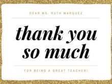 73 Standard Thank You Card Template Gold in Photoshop by Thank You Card Template Gold