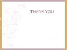 73 The Best Thank You Card Excel Template With Stunning Design by Thank You Card Excel Template