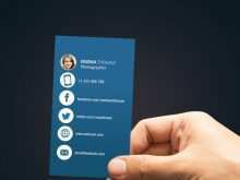 73 Visiting Business Card Template With Facebook And Instagram Logo PSD File by Business Card Template With Facebook And Instagram Logo