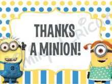 73 Visiting Minion Thank You Card Template Layouts by Minion Thank You Card Template