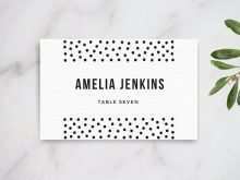 74 Blank Name Card Template Wedding Tables With Stunning Design for Name Card Template Wedding Tables