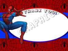 74 Blank Spiderman Thank You Card Template in Word with Spiderman Thank You Card Template