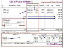 74 Blank Tax Invoice Format Of Gst Templates with Tax Invoice Format Of Gst