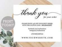 74 Blank Thank You Card Template Etsy For Free by Thank You Card Template Etsy