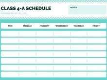 74 Create Class Schedule Template Online for Ms Word with Class Schedule Template Online