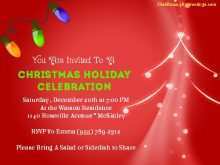 74 Create Invitation Card Template For Christmas Party Templates for Invitation Card Template For Christmas Party