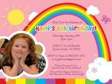 74 Create Rainbow Birthday Card Template Now by Rainbow Birthday Card Template