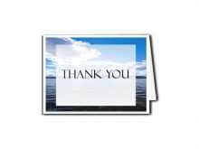 74 Create Thank You Card Template For Funeral Templates with Thank You Card Template For Funeral