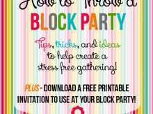 74 Creating Block Party Template Flyer in Word for Block Party Template Flyer