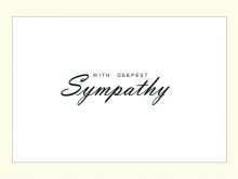 74 Creating Sympathy Card Templates Word Photo by Sympathy Card Templates Word