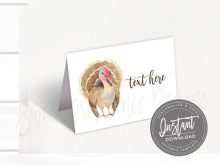 74 Creating Thanksgiving Tent Card Template in Word with Thanksgiving Tent Card Template