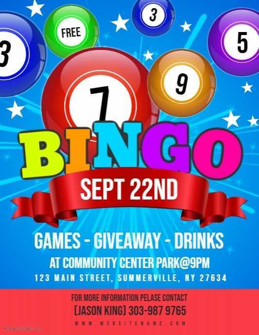 74 Customize Our Free Bingo Flyer Template Now With Bingo Flyer Template Cards Design Templates