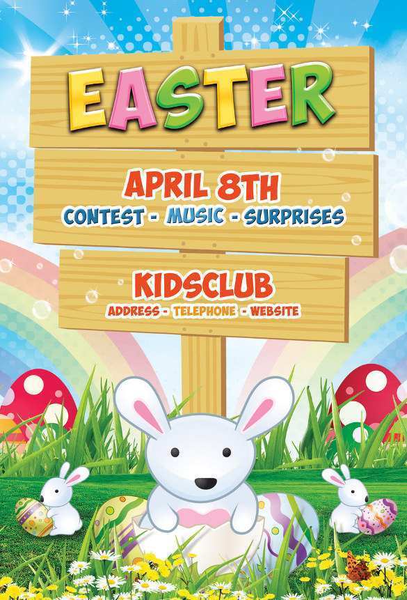 74 Customize Our Free Easter Flyer Template in Photoshop with Easter Flyer Template