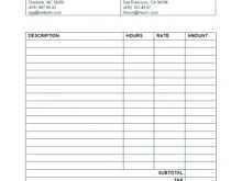 74 Customize Our Free Hourly Invoice Template Doc in Photoshop by Hourly Invoice Template Doc