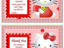 74 Customize Thank You Card Template Hello Kitty For Free for Thank You Card Template Hello Kitty