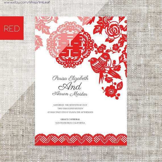 74 Format Chinese Wedding Card Templates Free Download Maker for Chinese Wedding Card Templates Free Download