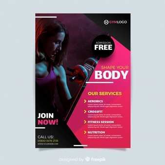 74 Format Fitness Flyer Template Free Maker by Fitness Flyer Template Free