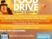 74 Format Food Drive Flyer Template Templates with Food Drive Flyer Template