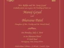 74 Free Invitation Card Template Hindu With Stunning Design with Invitation Card Template Hindu