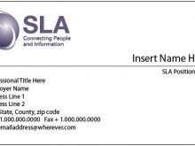 Ms Office Name Card Template