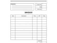 74 Free Printable Blank Invoice Forms Printable with Blank Invoice Forms Printable
