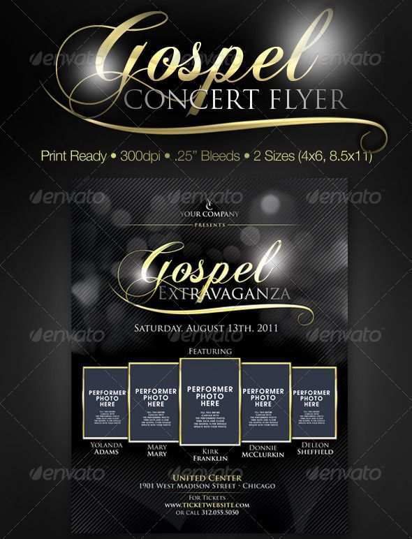 74 Free Printable Gospel Flyer Template Free Download by Gospel Flyer Template Free