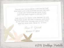 74 Free Printable Thank You Card Templates Wedding PSD File by Thank You Card Templates Wedding
