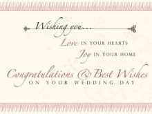 74 Free Printable Wedding Card Wishes Template for Ms Word for Wedding Card Wishes Template