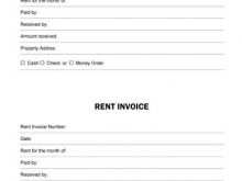 74 How To Create Blank Rent Invoice Template Formating for Blank Rent Invoice Template