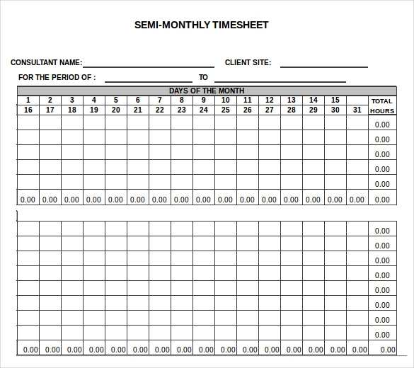 74 How To Create Monthly Time Card Template Excel Now with Monthly Time Card Template Excel