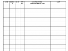 74 How To Create One Line Production Schedule Template Photo with One Line Production Schedule Template