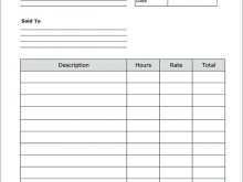 74 Report Blank Invoice Template For Services in Word for Blank Invoice Template For Services