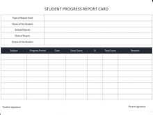 74 Standard A Report Card Template For Free by A Report Card Template