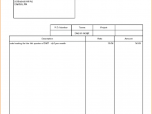 74 Standard Blank Generic Invoice Template Layouts for Blank Generic Invoice Template