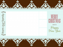 74 Standard Christmas Business Card Template For Word Layouts with Christmas Business Card Template For Word