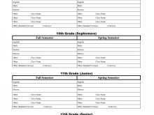 74 The Best Four Year Class Schedule Template Layouts by Four Year Class Schedule Template